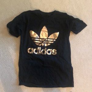 Adidas Gold Foil Logo Tee